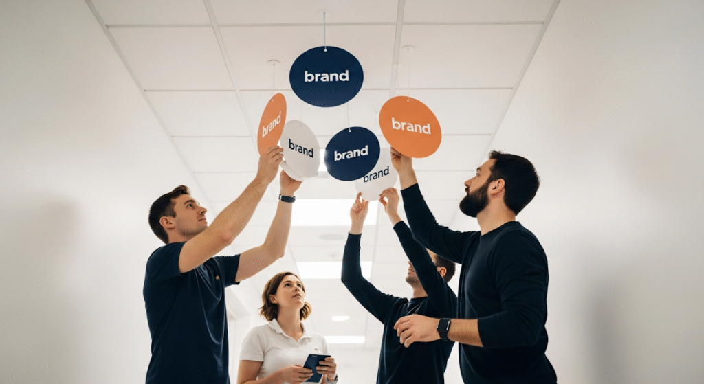 Team Collaborating in Office